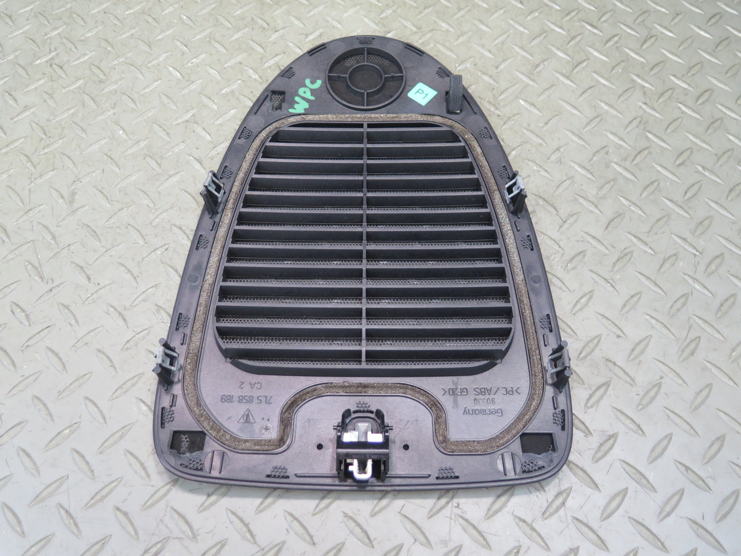 2003-2010 Porsche Cayenne 955 Dash Center Speaker Grille Cover 7L5858189
