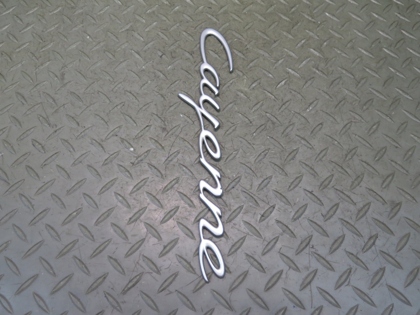 2003-2010 Porsche Cayenne 955 Turbo Rear Trunk Lid Emblem Logo Symbol Set