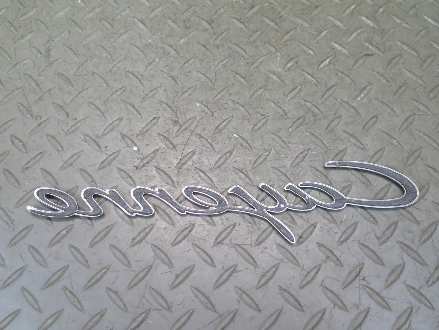 2003-2010 Porsche Cayenne 955 Turbo Rear Trunk Lid Emblem Logo Symbol Set