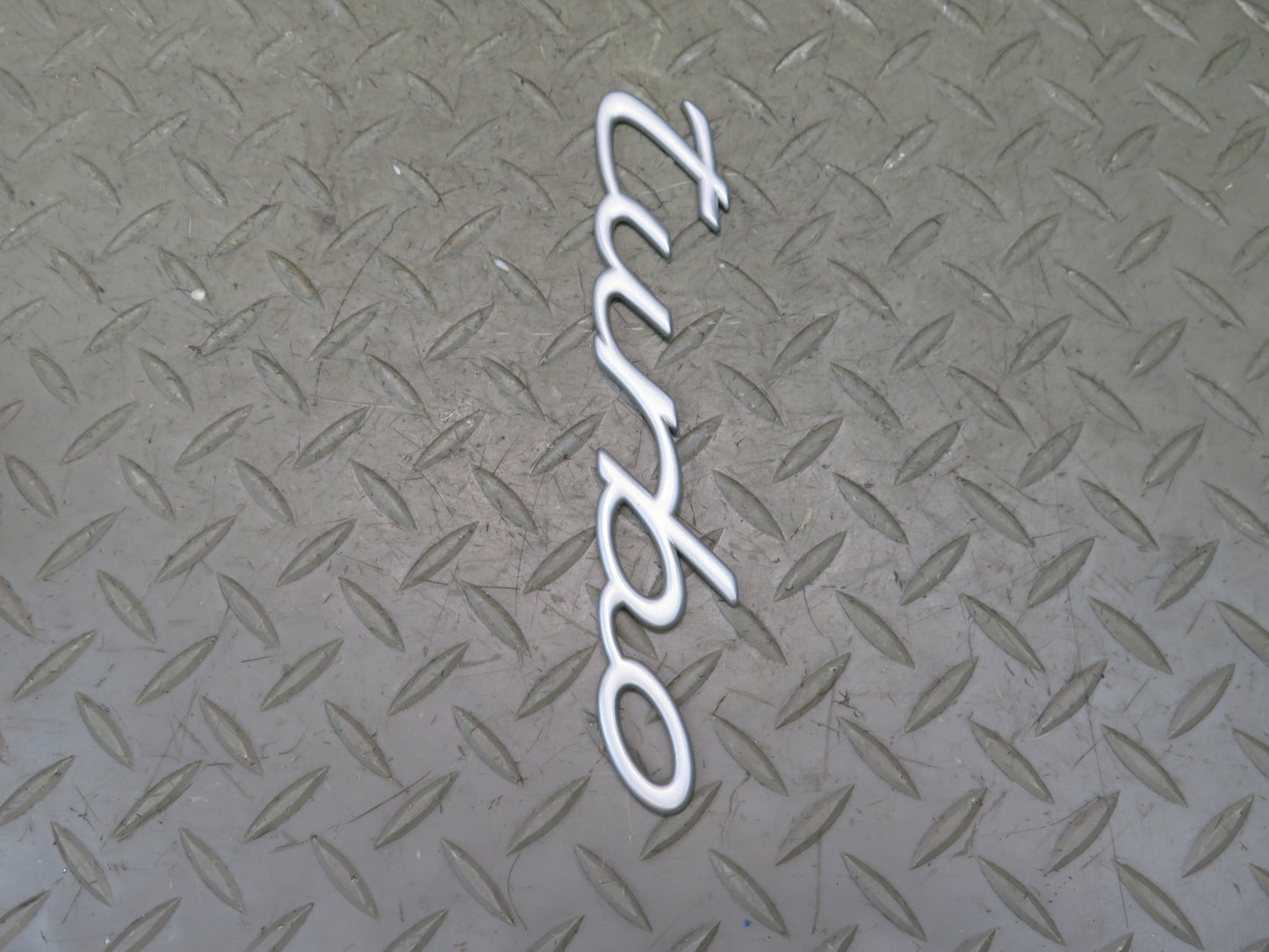 2003-2010 Porsche Cayenne 955 Turbo Rear Trunk Lid Emblem Logo Symbol Set