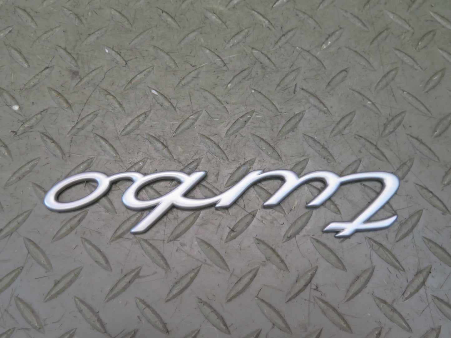 2003-2010 Porsche Cayenne 955 Turbo Rear Trunk Lid Emblem Logo Symbol Set