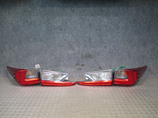 15-19 Lexus GSC16L RC300 F-sport Set of 4 Rear Inner & Outer Tail Light Lamp OEM