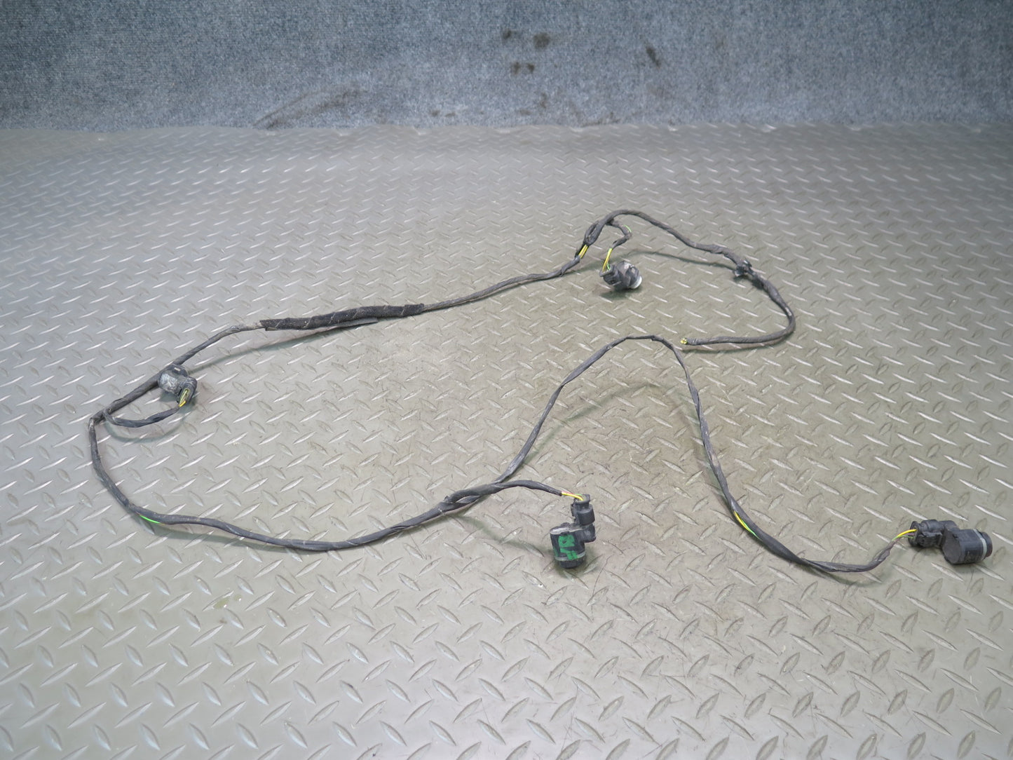 11-13 BMW F10 550iX Rear Bumper PDC Parking Distance Wiring w Sensors OEM