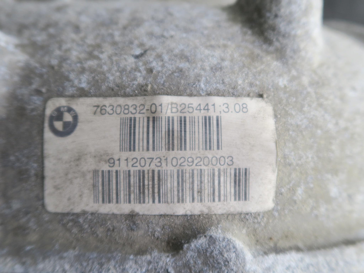 11-13 BMW F07 F10 550i 550iX Rear Differential Carrier 3.08 Ratio 87k Miles OEM