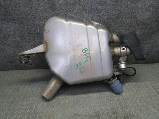 11-16 BMW F10 550i 550iX Rear Left Exhaust Muffler 7578188 OEM