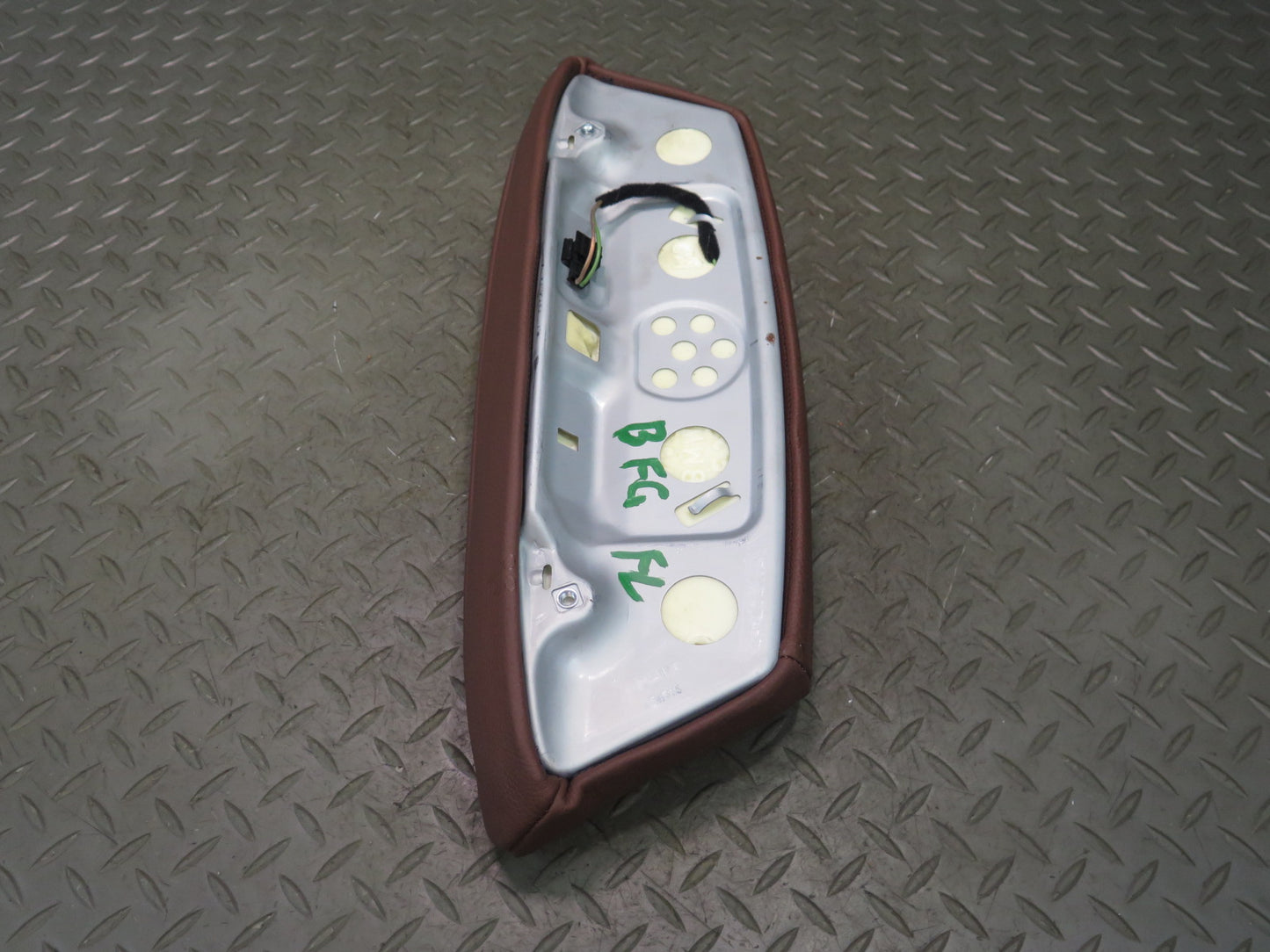 11-13 BMW F10 550i Front Left Comfort Seat Lower Leather Bolster Cushion Pad OEM