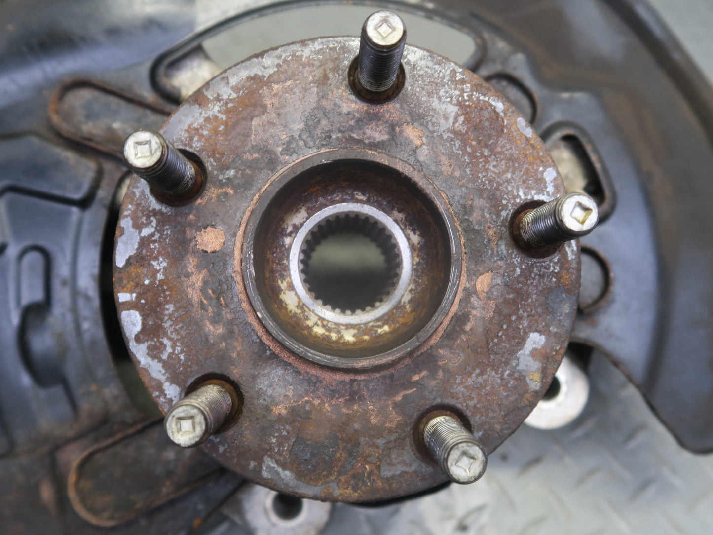 15-23 Lexus GSC16L RC300 3.5L AWD Front Left Spindle Knuckle Wheel Hub 76K OEM