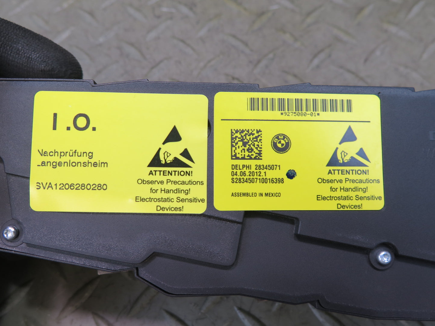 11-13 BMW F10 550iX Front Right Passenger Seat Control Switch 9275080 OEM