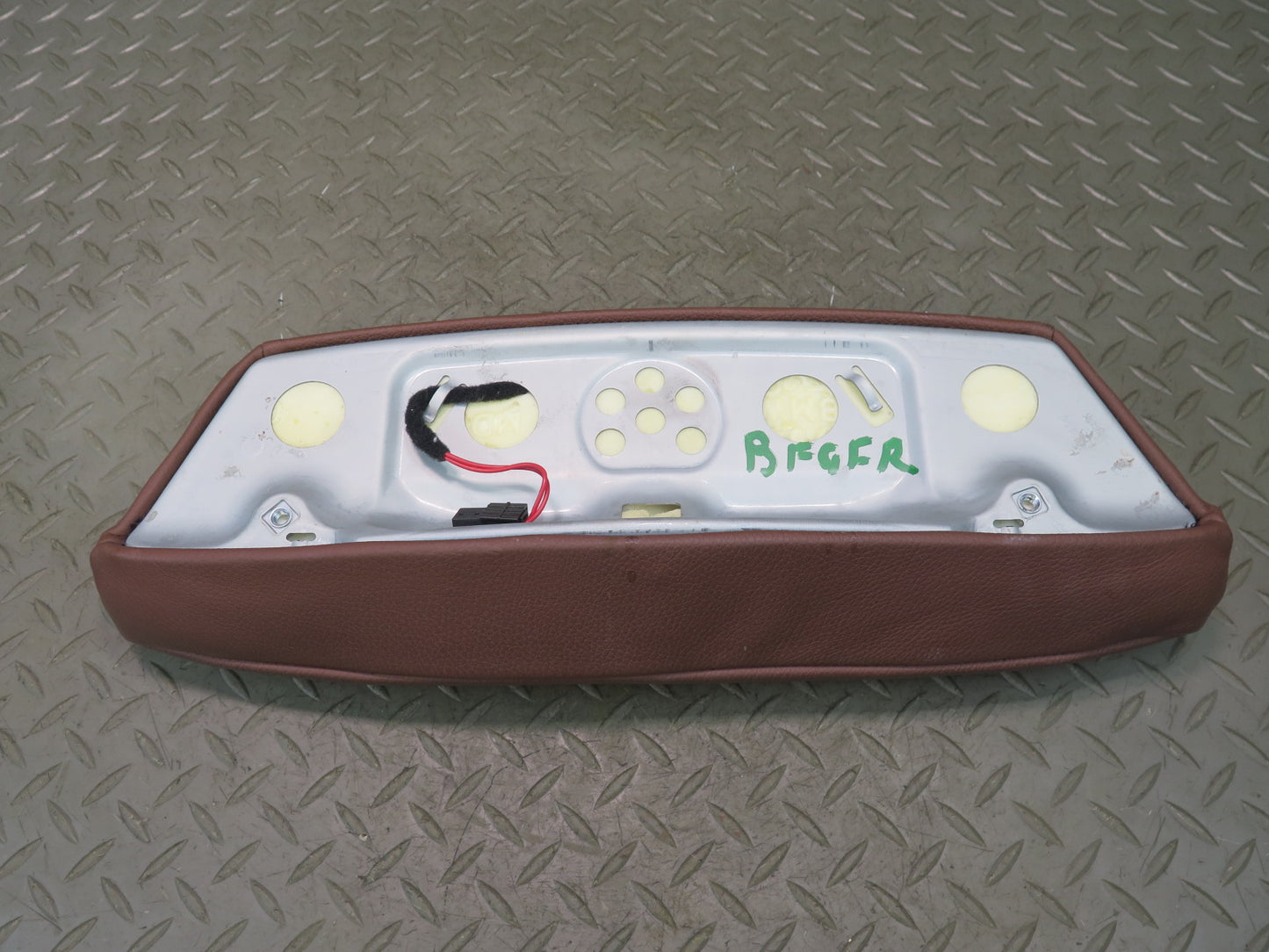 11-13 BMW F10 550i Front Right Comfort Seat Lower Leather Bolster Cushion OEM