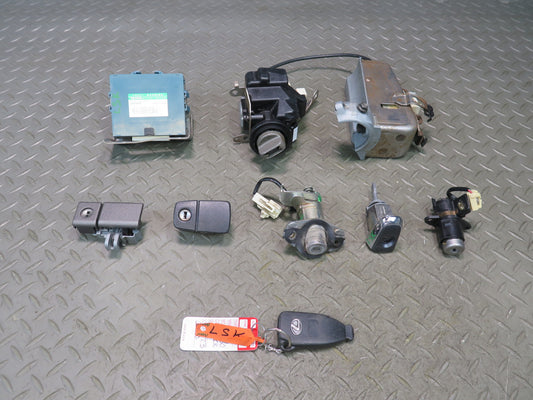 04-06 Lexus LS430 UCF30L Immo Ignition Theft Module Glove Door Lock KEY Set