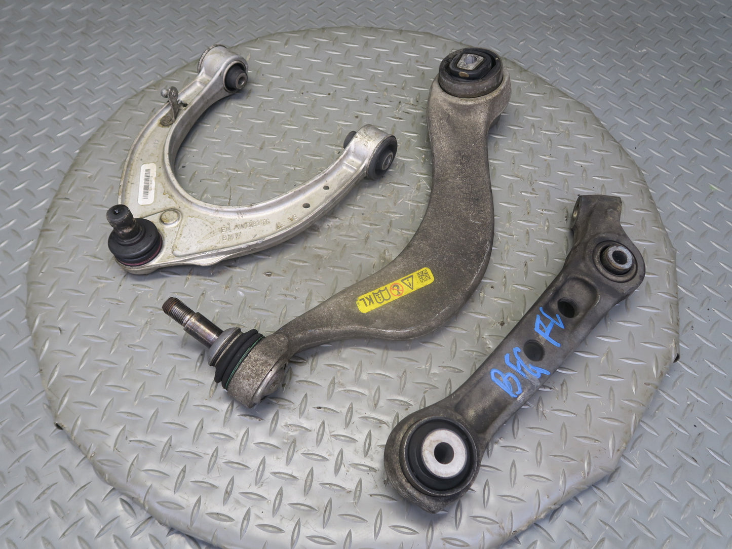 11-16 BMW F12 F13 F10 550iX AWD Set of 3 Front Left Suspension Control Arm OEM