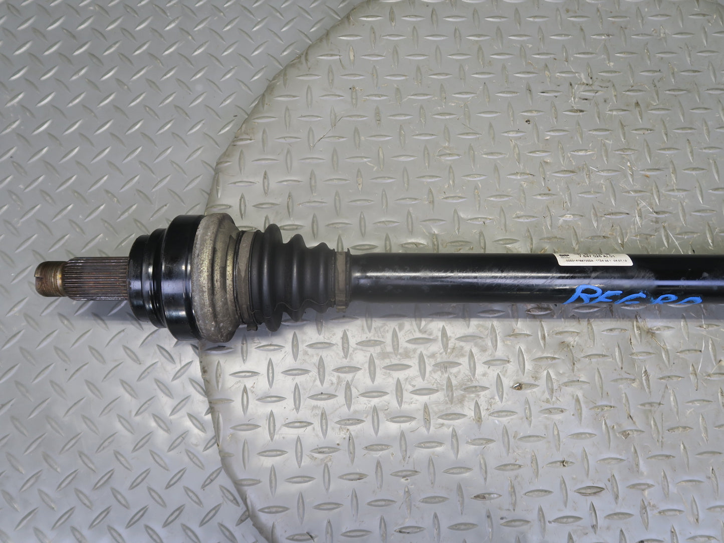 11-16 BMW F10 550iX Rear Right Suspension Axle Shaft 88K Miles 7647026 OEM