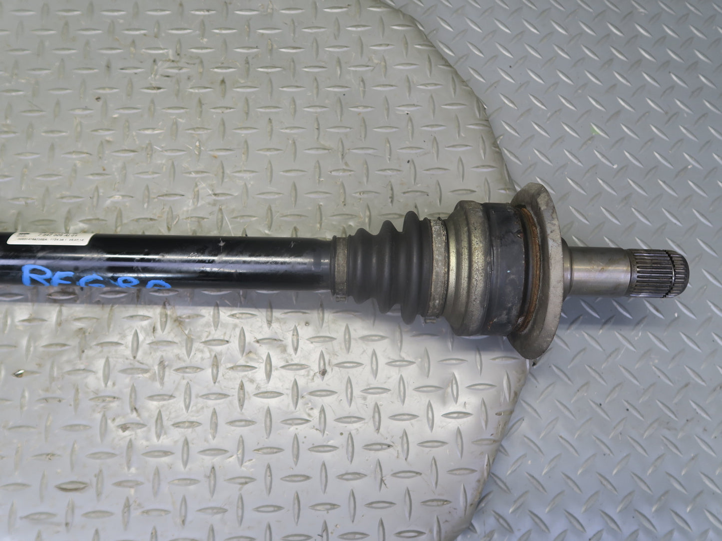 11-16 BMW F10 550iX Rear Right Suspension Axle Shaft 88K Miles 7647026 OEM