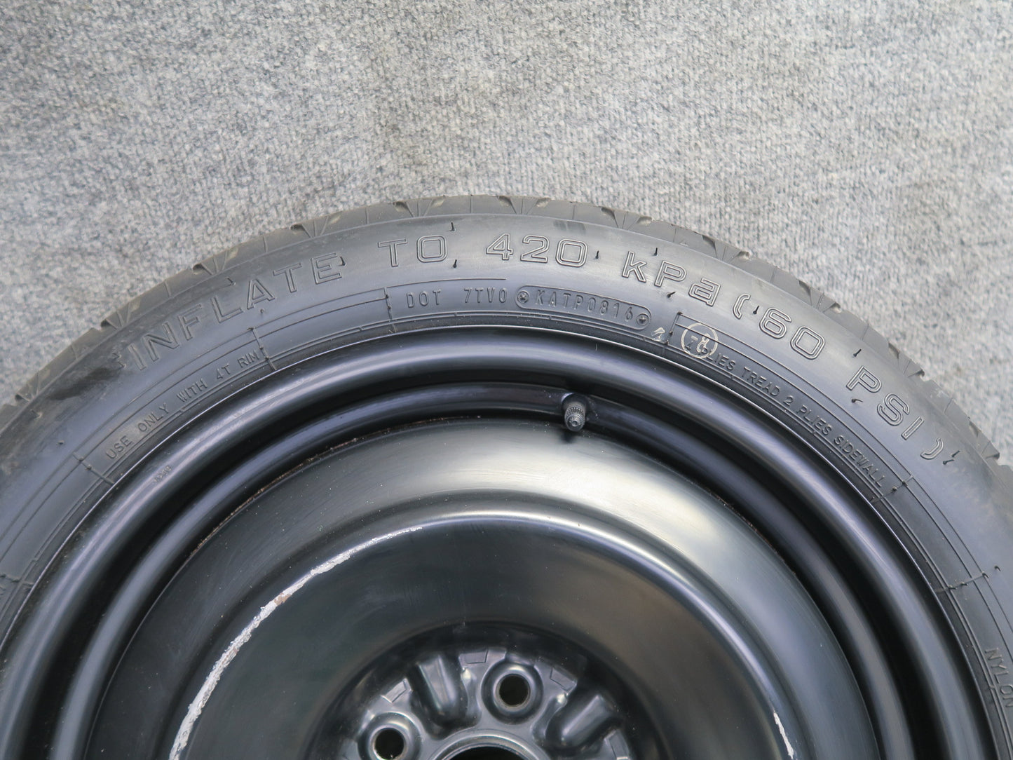15-22 Lexus GSC16L RC350 RC300 Spare Tire R17 17" Wheel 17x4JJ 155/70 OEM