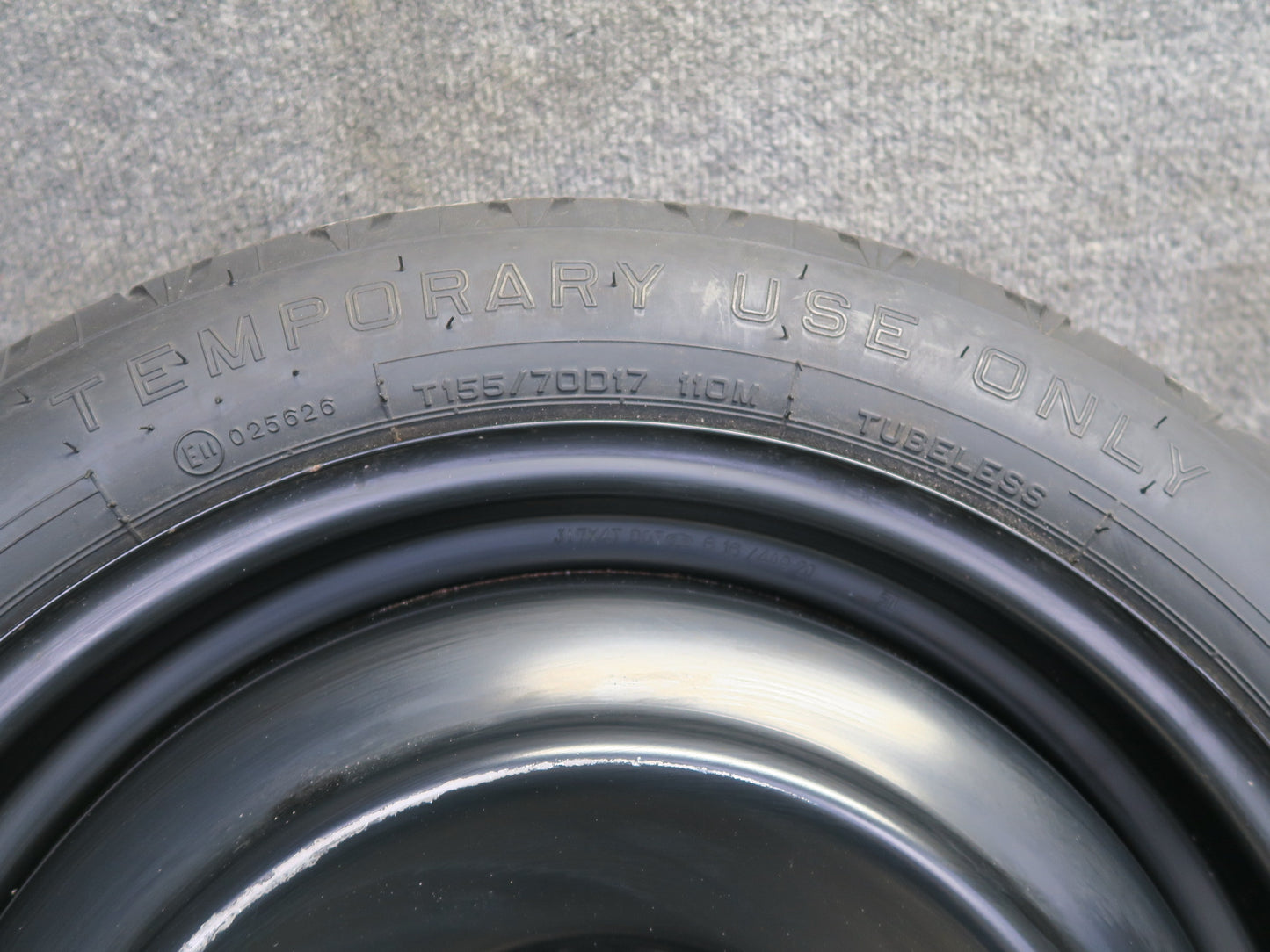 15-22 Lexus GSC16L RC350 RC300 Spare Tire R17 17" Wheel 17x4JJ 155/70 OEM
