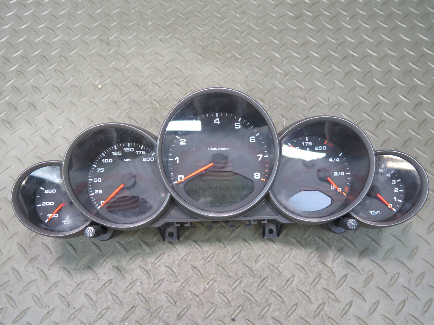 2005-2008 Porsche 911 997 M/T Instrument Cluster Gauge Speedometer 99764110312
