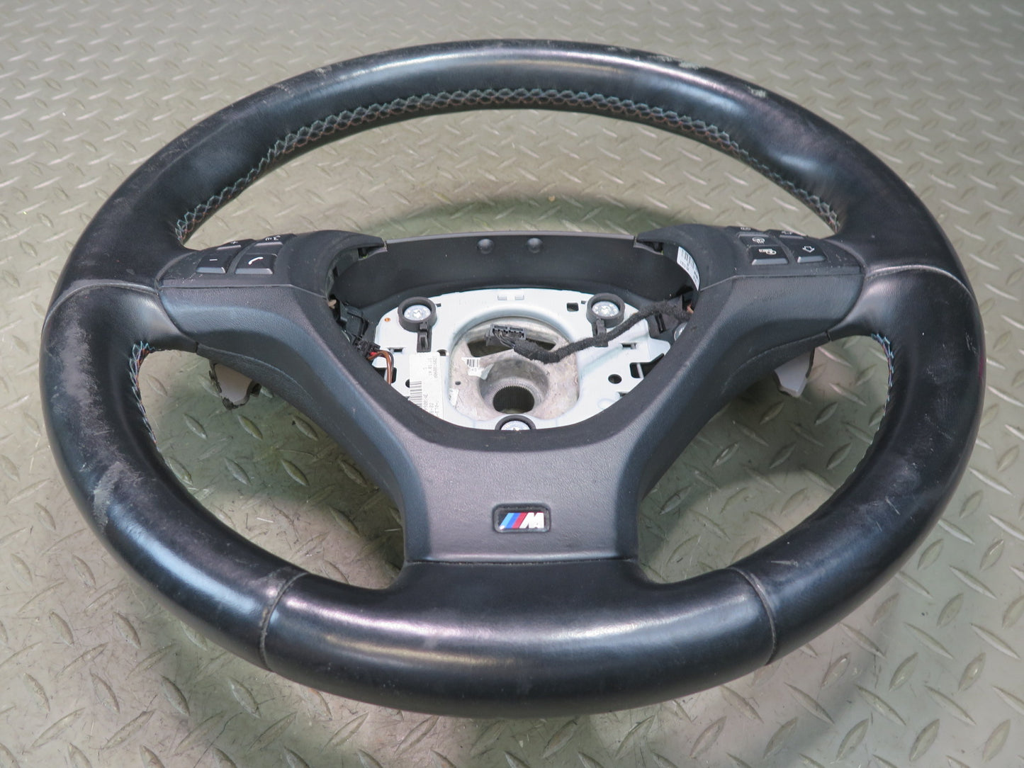 2010-2014 BMW E71 X6M Sport Heated Leather Steering w Controls & Paddles Damaged