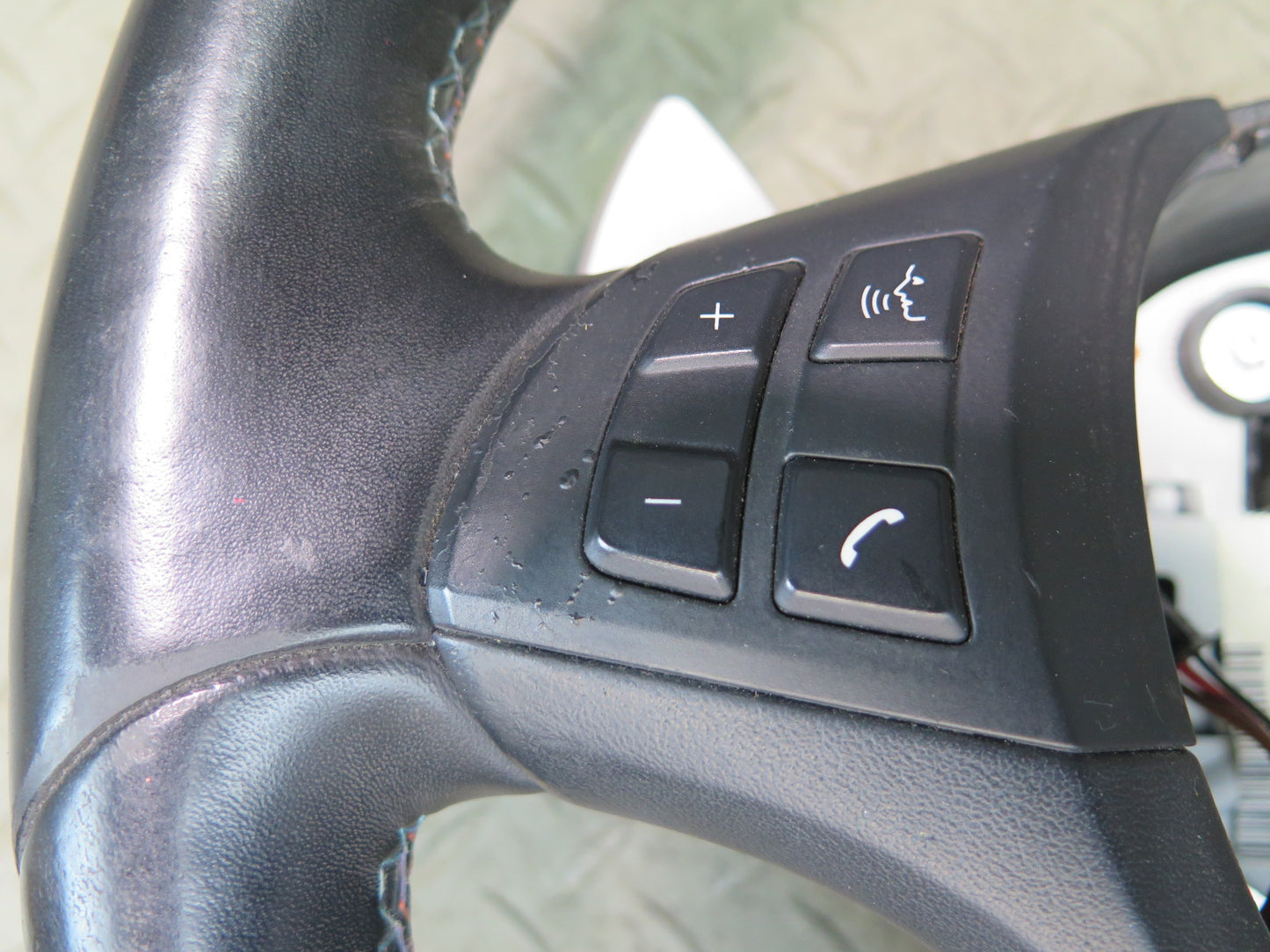 2010-2014 BMW E71 X6M Sport Heated Leather Steering w Controls & Paddles Damaged