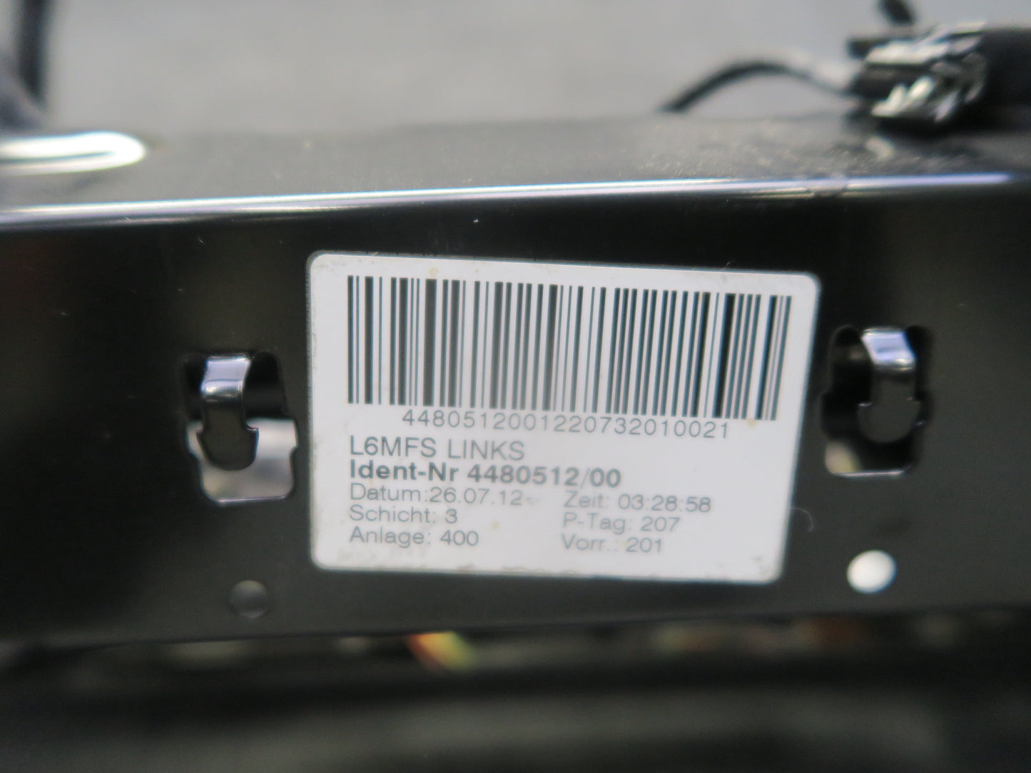11-13 BMW F10 550iX Front Left Comfort Seat Lower Frame Track Rail w Motors OEM
