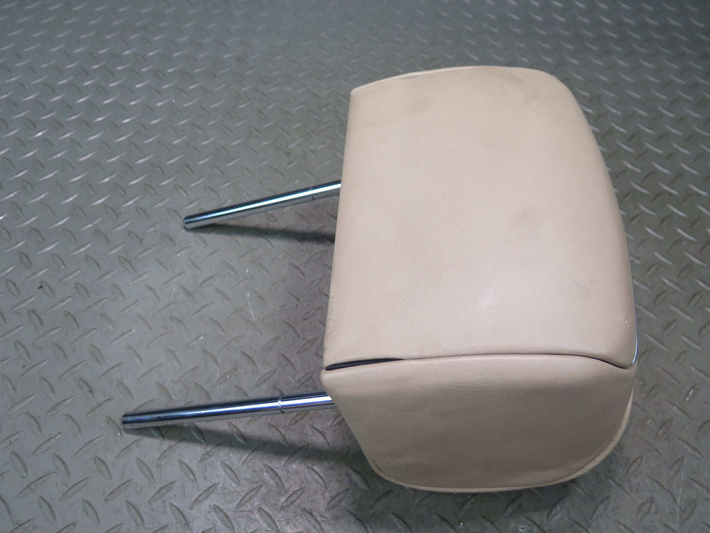 01-06 BMW E46 330CI Convertible Rear Left & Right Leather Headrest Beige OEM