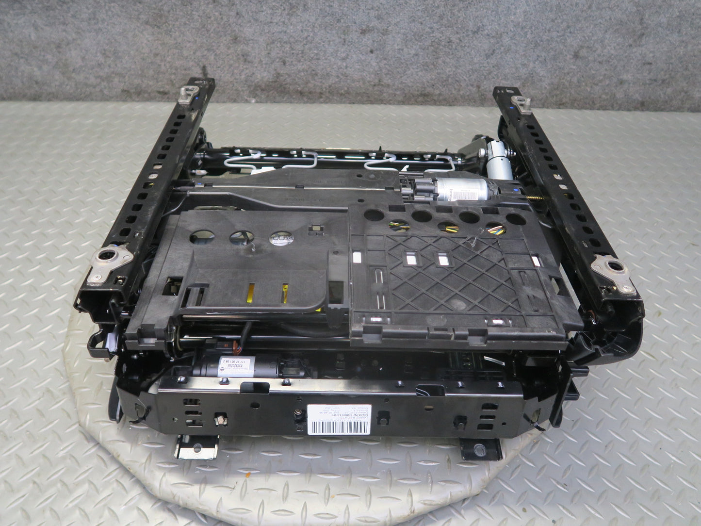 11-13 BMW F10 550iX Front Right Comfort Seat Lower Frame Track Rail w Motors OEM