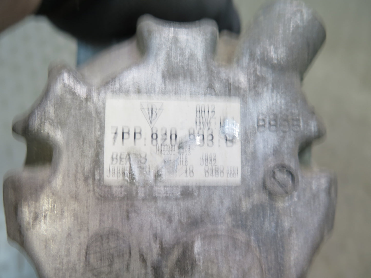 2015-2018 Porsche Cayenne 958 E-hybrid A/C Air Condition Compressor 7PP820803