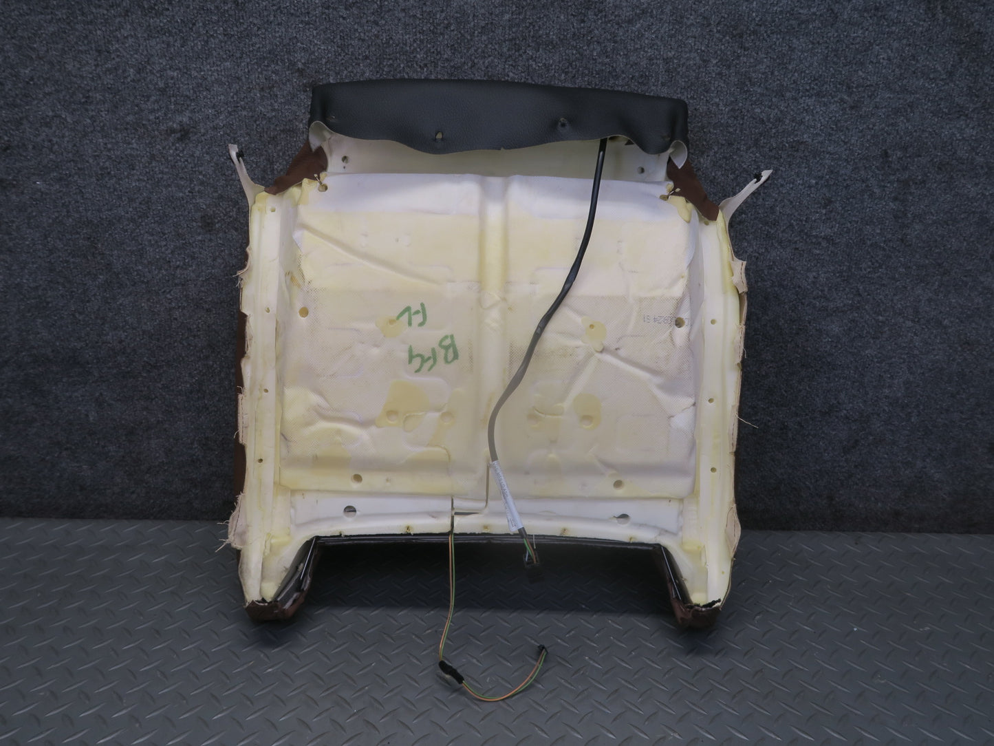 11-13 BMW F10 550iX Front Left Comfort Seat Lower Leather Cushion OEM