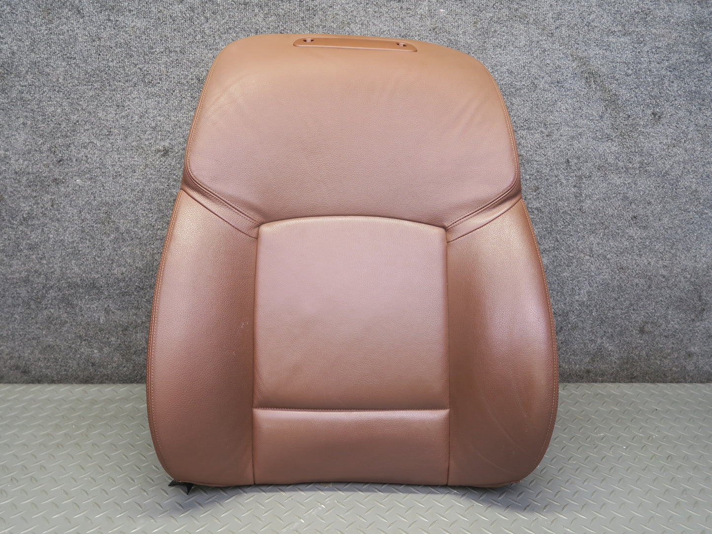 11-13 BMW F10 550iX Front Left Comfort Seat Upper Backrest Leather Cushion OEM