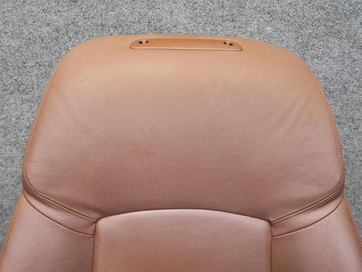 11-13 BMW F10 550iX Front Left Comfort Seat Upper Backrest Leather Cushion OEM