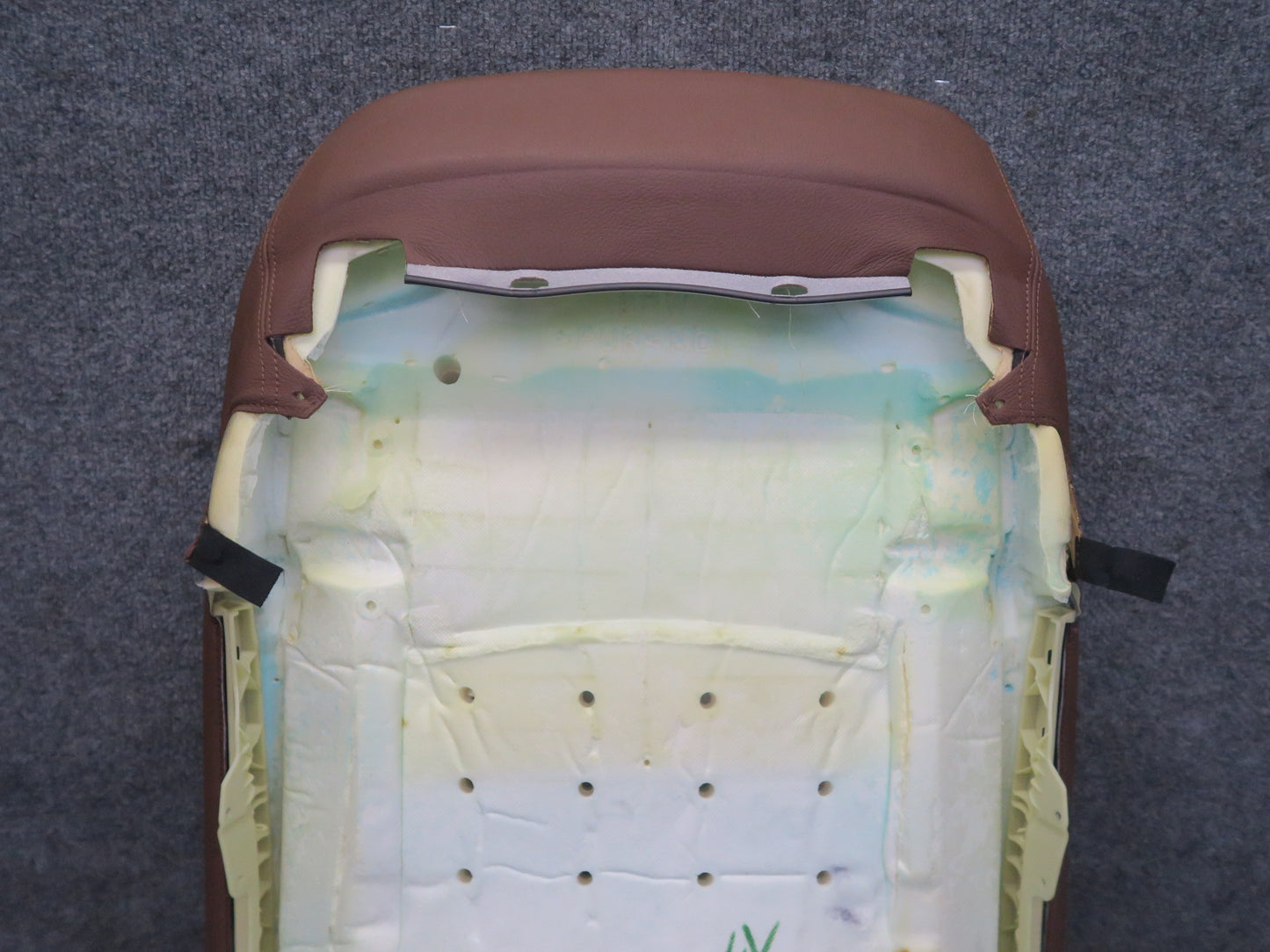 11-13 BMW F10 550iX Front Left Comfort Seat Upper Backrest Leather Cushion OEM