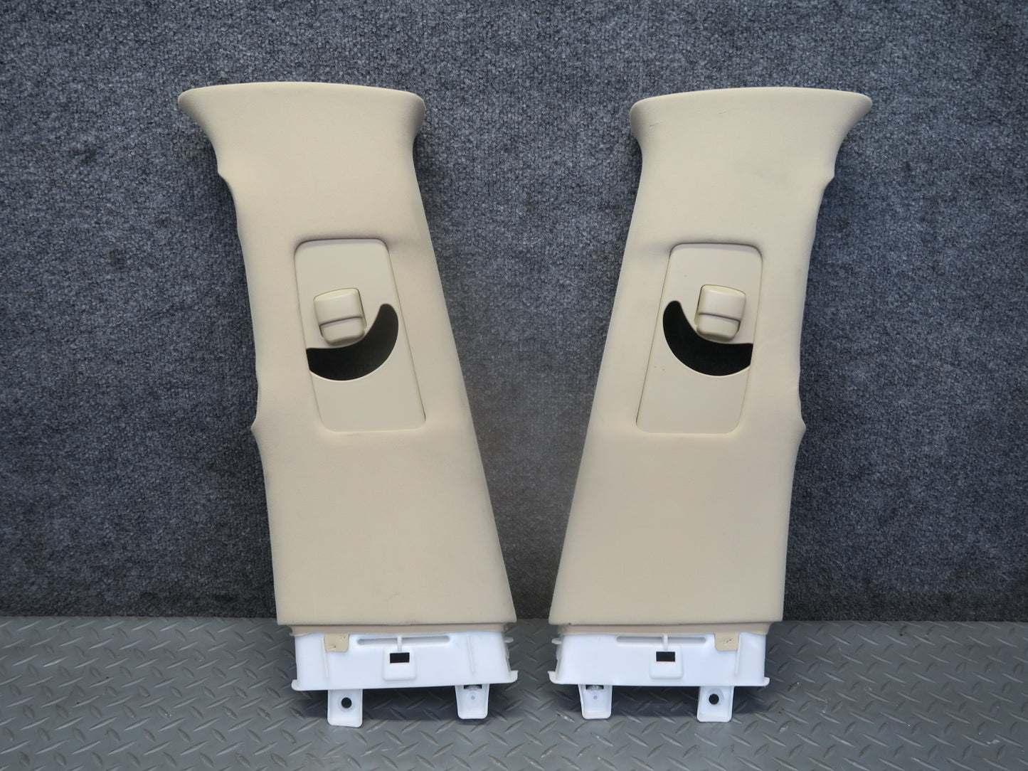 2008-2011 Lexus URJ201L LX570 Left & Right Side B-pillar Upper Trim Panel Set