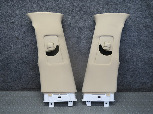 2008-2011 Lexus URJ201L LX570 Left & Right Side B-pillar Upper Trim Panel Set