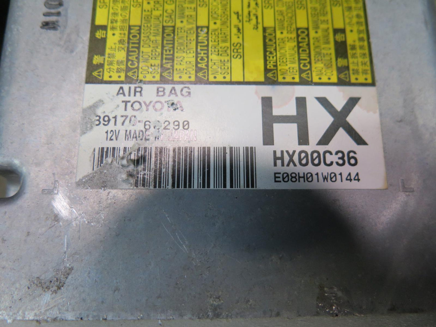 08-11 LEXUS URJ201L LX570 CENTRAL MAIN SRS AIR BAG CONTROL ECU MODULE OEM