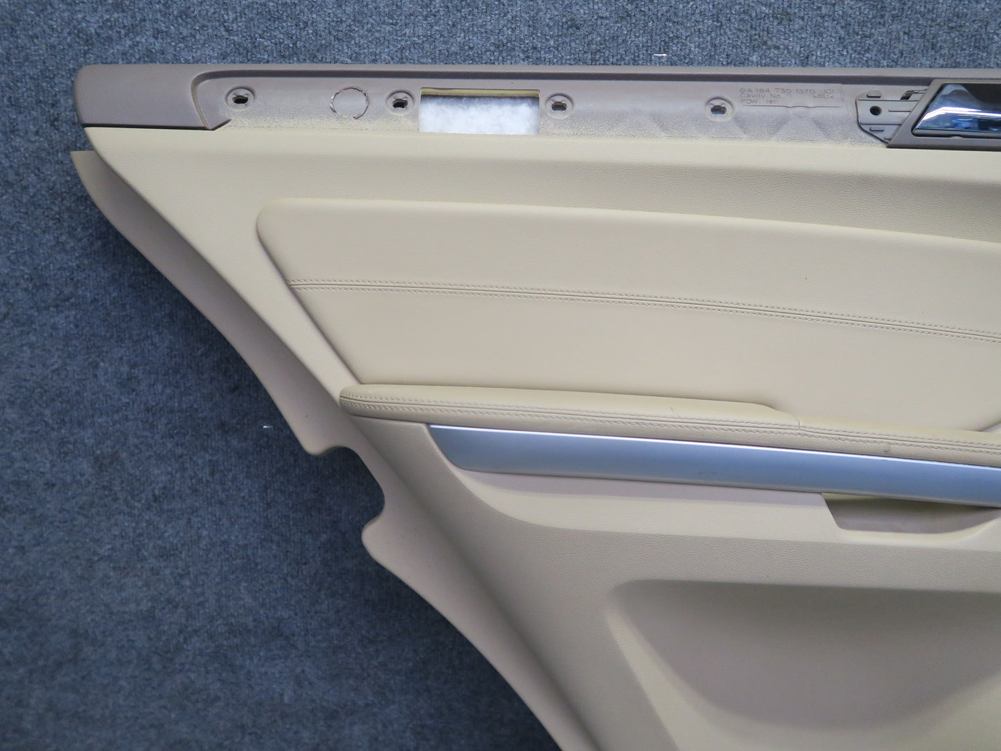 07-11 Mercedes W164 ML350 Set of 2 Rear Left & Right Interior Door Panel OEM