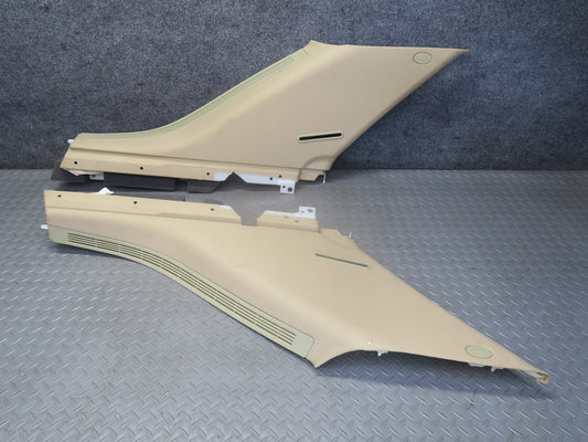 06-11 Mercedes W164 ML350 Set of 2 Left & Right C Pillar Trim Cover Beige OEM