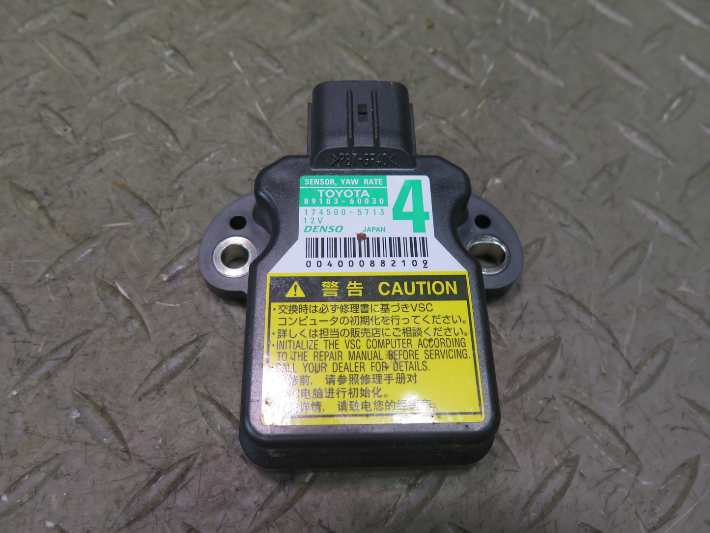 2008-2010 Lexus URJ201L LX570 YAW Rate Stability Sensor 89183-60030