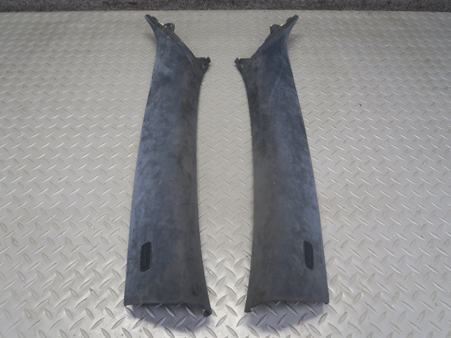 2003-2010 Porsche Cayenne 955 Front Interior A Pillar Alcantara Trim Panel Set