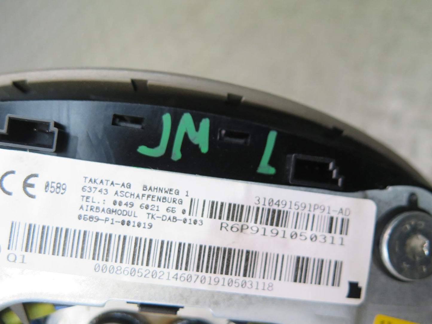 09-11 MERCEDES W164 ML350 ML500 A/T STEERING WHEEL SRS AIRBAG OEM