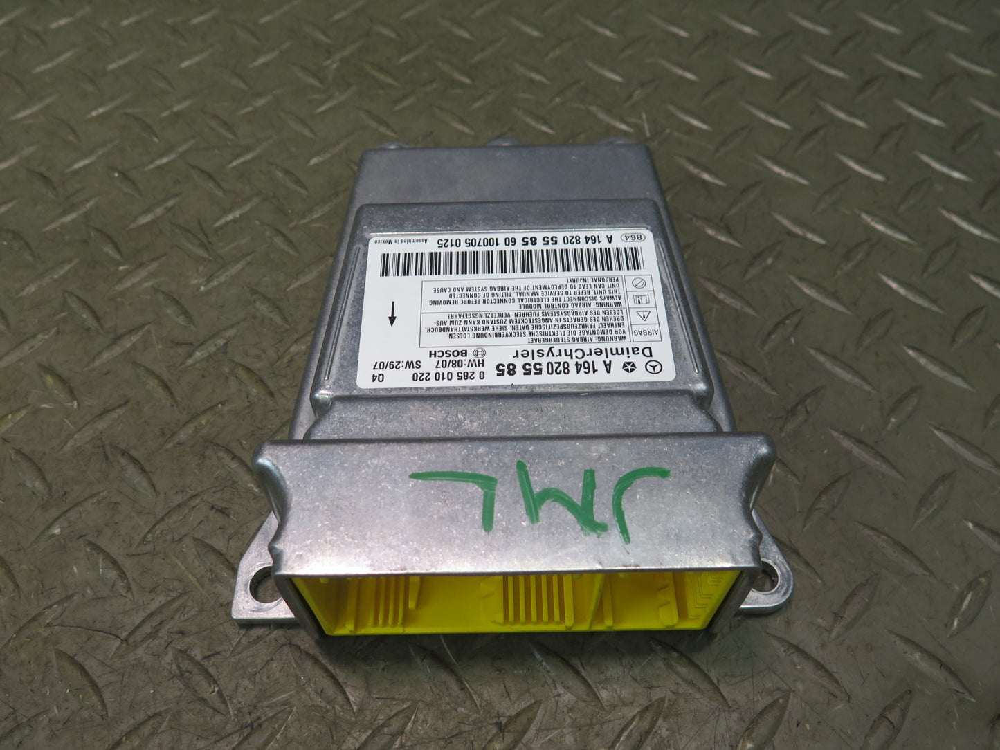 09-11 MERCEDES W164 ML350 ML500 A/T SRS AIRBAG SENSOR ECU CONTROL MODULE A1648205585O EM