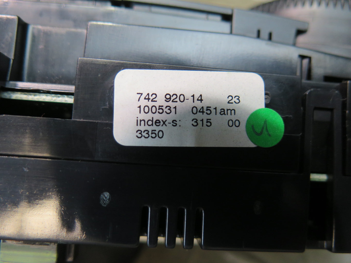06-11 Mercedes W164 Ml-class Front Climate Control Switch Panel OEM