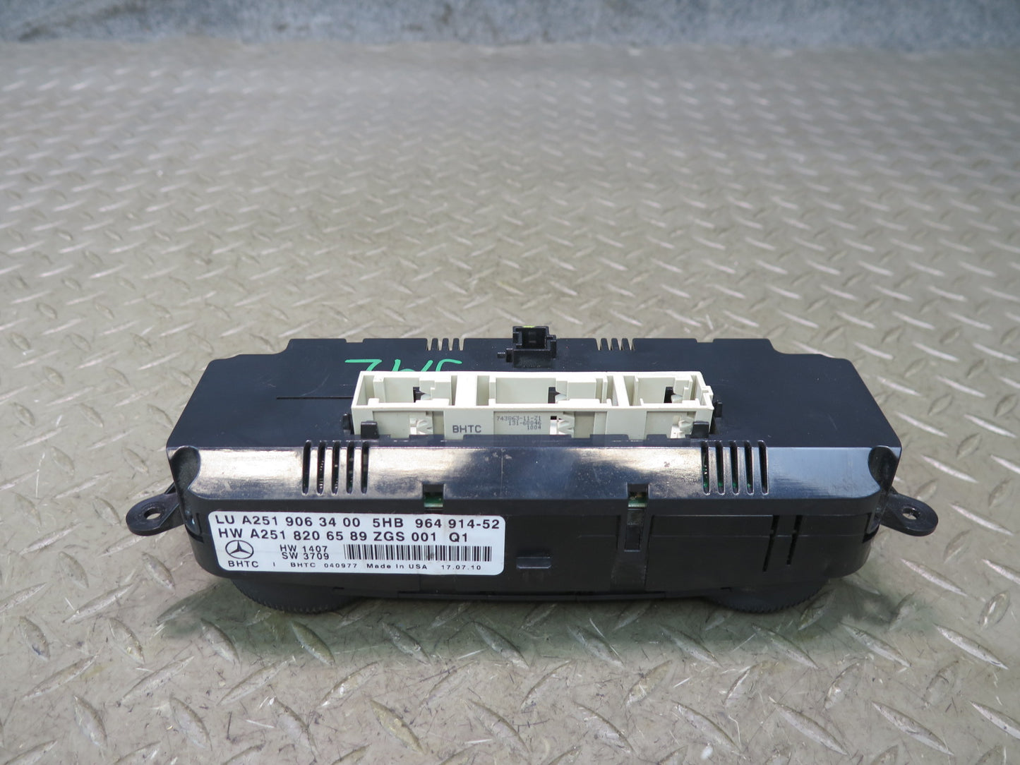 06-11 Mercedes W164 Ml-class Front Climate Control Switch Panel OEM
