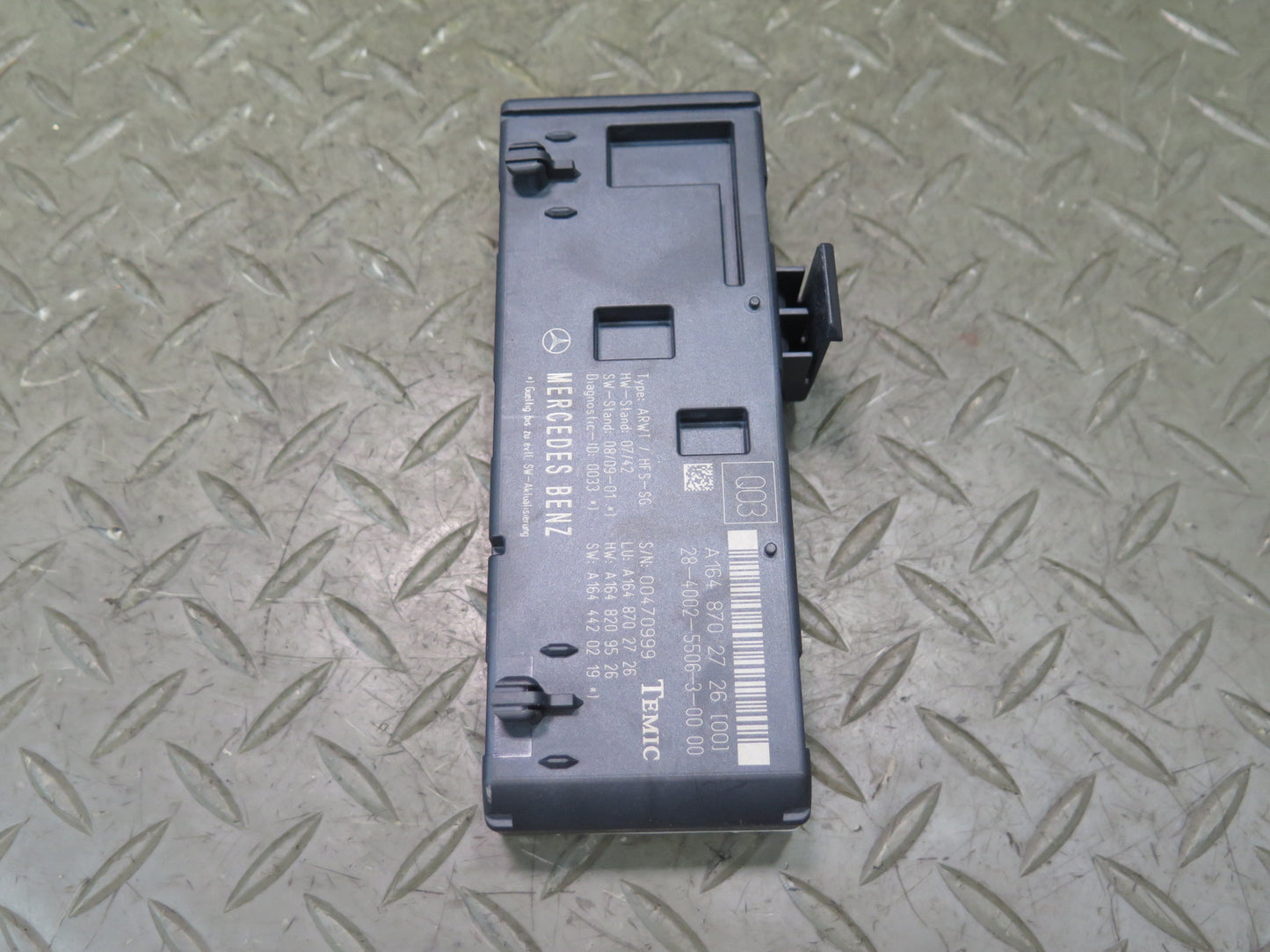 06-11 Mercedes W164 Ml-class Trunk Lid Tailgate Control Module 1648702726 OEM
