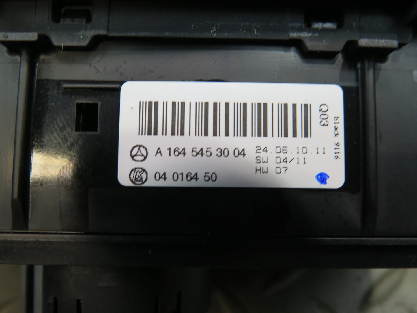 07-11 Mercedes W164 Ml-class Headlight Fog Light Lamp Switch 1645453004 OEM