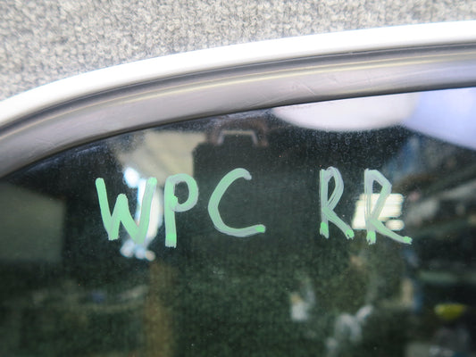2003-2006 Porsche Cayenne 955 Rear Right Quarter Glass Window