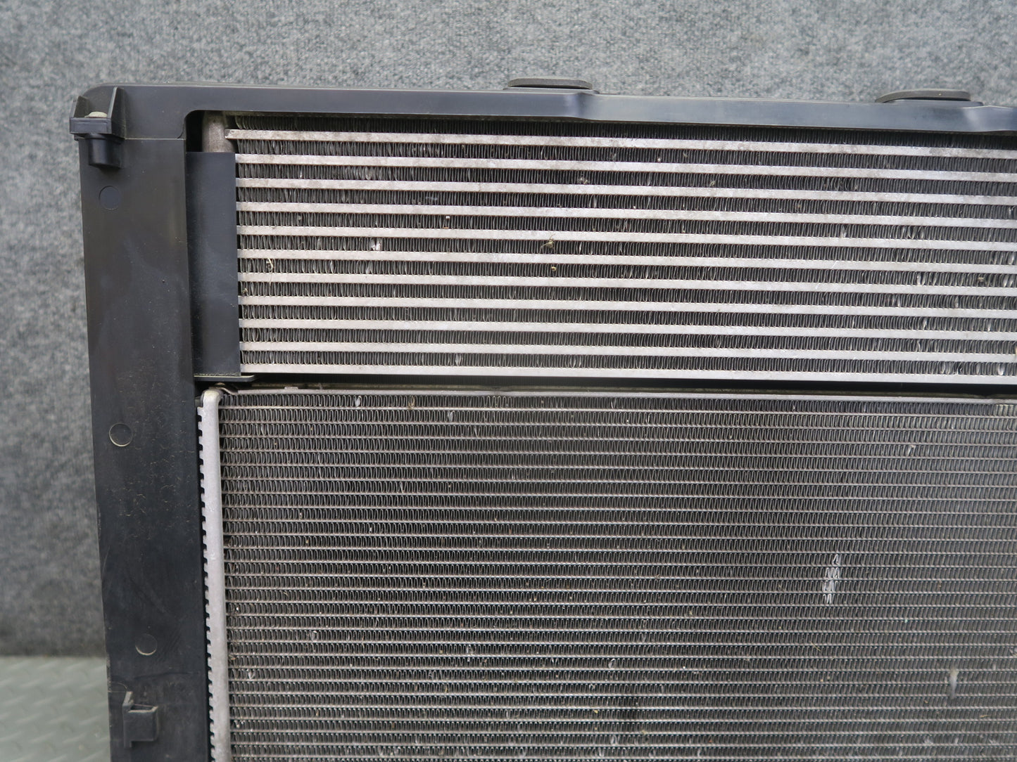 11-16 BMW F07 F12 F13 F10 550i N63 Engine Radiator A/C Condenser Oil Cooler OEM