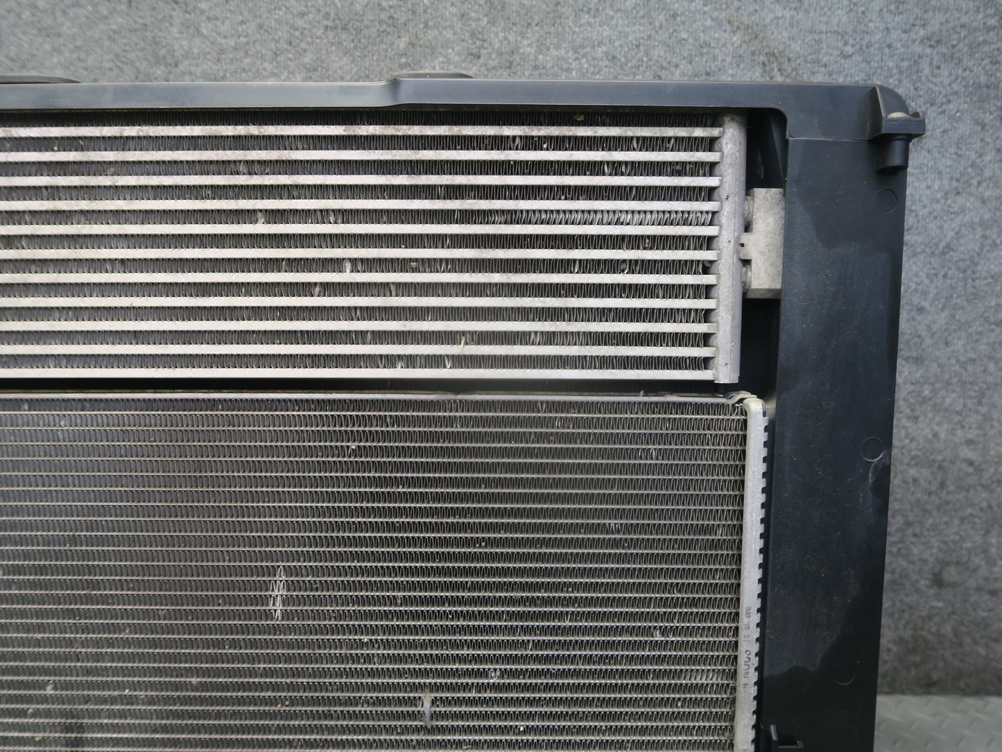 11-16 BMW F07 F12 F13 F10 550i N63 Engine Radiator A/C Condenser Oil Cooler OEM