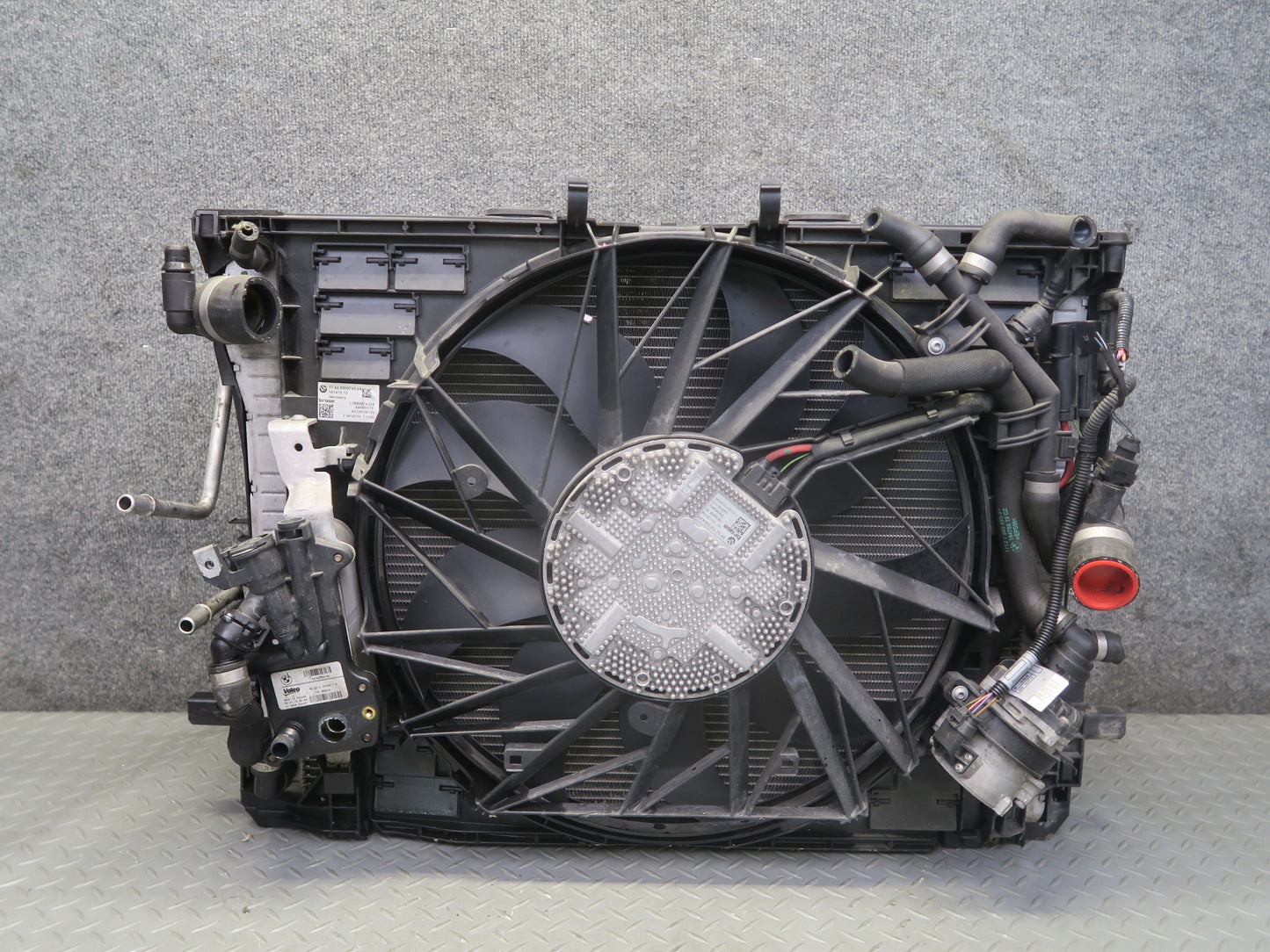 11-16 BMW F07 F12 F13 F10 550i N63 Engine Radiator A/C Condenser Oil Cooler OEM