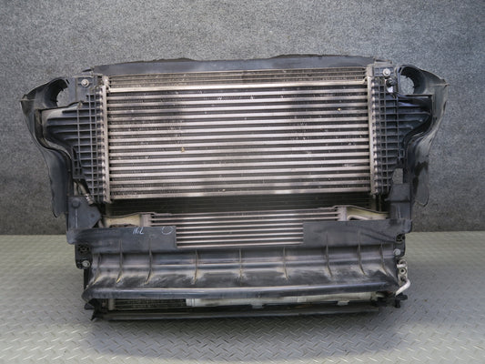 10-11 Mercedes W164 ML350 Diesel Radiator AC Condenser Fan Shroud Assembly OEM