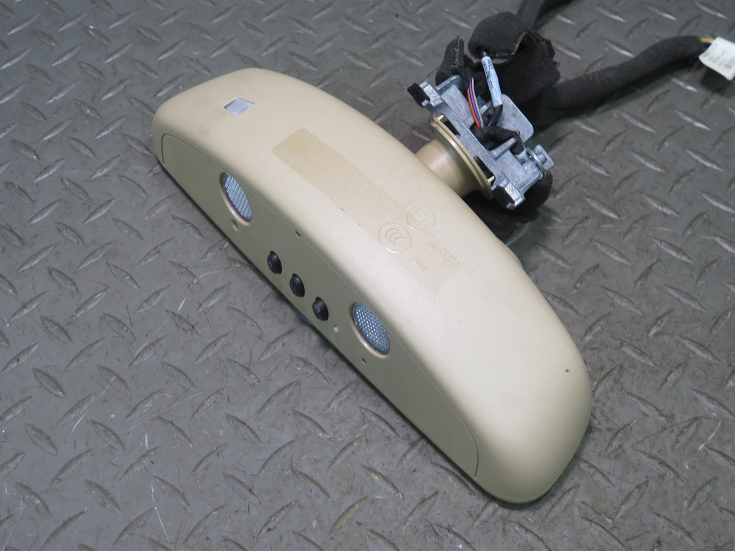 06-11 Mercedes W164 ML350 Rear View Mirror W/ Homelink & Lamps Beige OEM