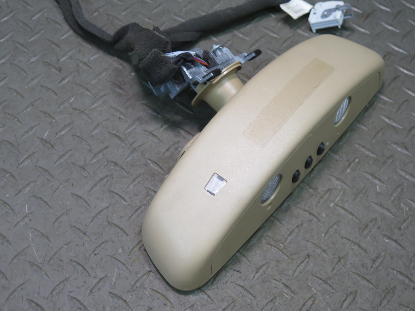 06-11 Mercedes W164 ML350 Rear View Mirror W/ Homelink & Lamps Beige OEM